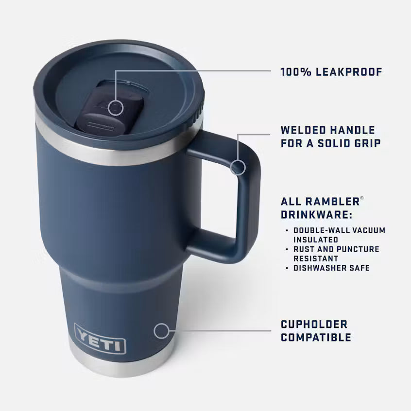 Yeti 30oz Rambler Travel Mug Leakproof MagSlide