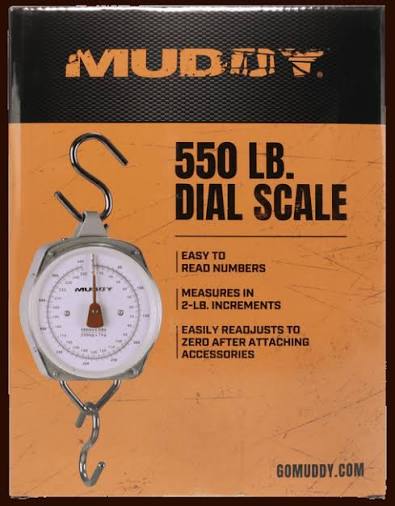 Muddy 550lb Dial Scale