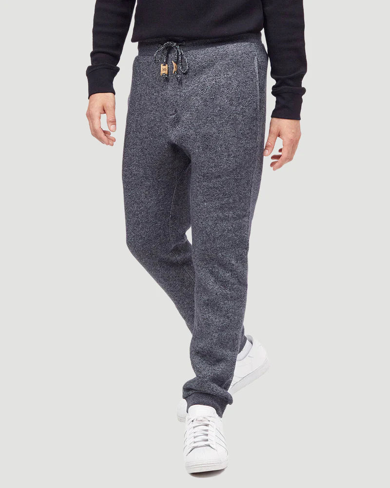 Men Atlas Sweatpants Meteorite Black Marbled