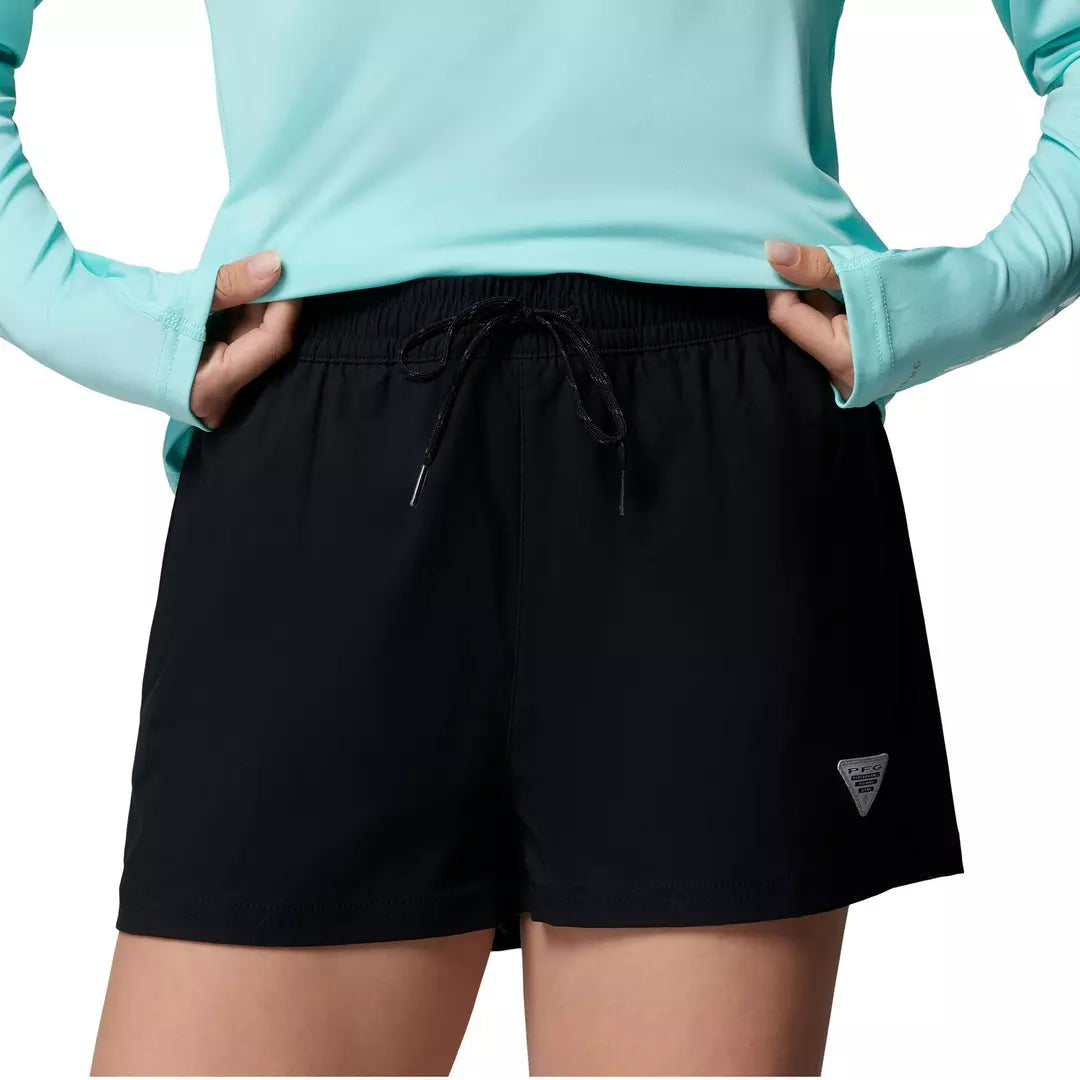 Columbia Woman's PFG Rugged Water Short Black