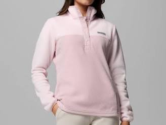 Columbia Woman's Benton Springs 1/2 Snap Mineral Pink