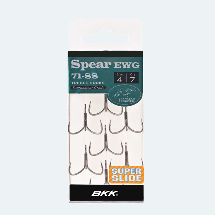 BKK Spear EWG 71-SS Treble Hooks
