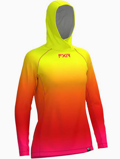 FXR Rush Air UPF Hoodie Woman Surf Style