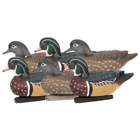 Zink 6 Wood Duck Decoys