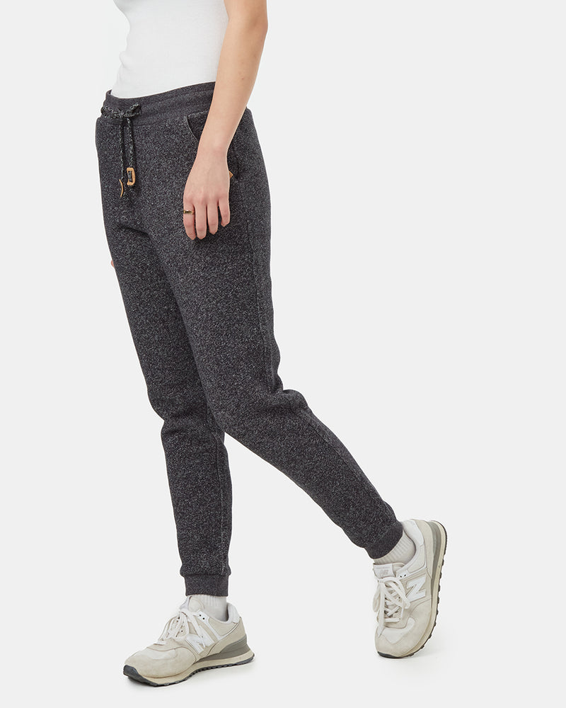 Woman's Bamone Sweatpants Meteorite Black Marbled